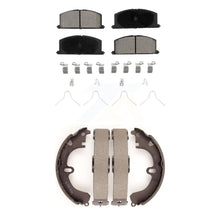 Charger l'image dans la galerie, Front Rear Ceramic Brake Pads And Drum Shoes Kit For Toyota Corolla Celica Camry