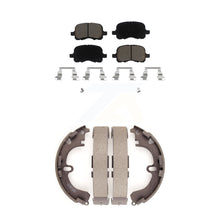 Charger l'image dans la galerie, Front Rear Ceramic Brake Pads &amp; Drum Shoe Kit For Toyota Corolla Chevrolet Prizm