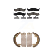 Charger l'image dans la galerie, Front Rear Ceramic Brake Pads &amp; Drum Shoe Kit For Dodge Ford Ram 2500 F-350 3500