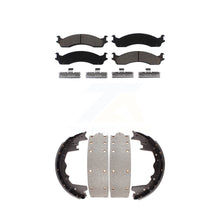Charger l'image dans la galerie, Front Rear Ceramic Brake Pads Drum Shoe Kit For Ford F-350 E-250 F-250 Econoline