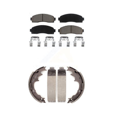 Charger l'image dans la galerie, Front Rear Ceramic Brake Pads &amp; Drum Shoes Kit For Ford Ranger Mazda B2300 B3000