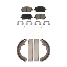 Charger l'image dans la galerie, Front Rear Ceramic Brake Pads And Drum Shoes Kit For Toyota Matrix Pontiac Vibe