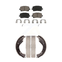 Charger l'image dans la galerie, Front Rear Ceramic Brake Pads &amp; Drum Shoe Kit For Toyota Matrix Pontiac Vibe AWD