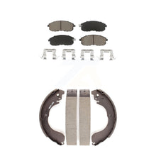Charger l'image dans la galerie, Front Rear Ceramic Brake Pads And Drum Shoes Kit For Nissan Sentra Versa Cube