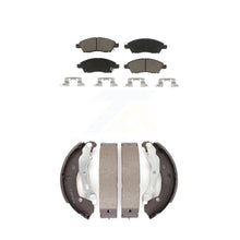 Charger l'image dans la galerie, Front Rear Ceramic Brake Pads And Drum Shoes Kit For Nissan Versa Note Micra