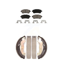 Load image into Gallery viewer, Front Rear Ceramic Brake Pads And Drum Shoes Kit For Ford Fiesta