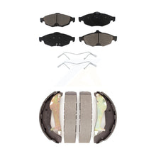 Charger l'image dans la galerie, Front Rear Ceramic Brake Pads &amp; Drum Shoe Kit For Chrysler Sebring Dodge Stratus