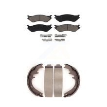 Charger l'image dans la galerie, Front Rear Ceramic Brake Pads &amp; Drum Shoes Kit For Ford F-150 Dodge Ram 1500 Van
