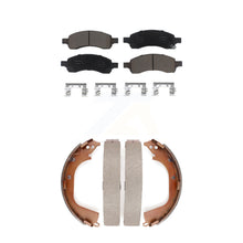 Charger l'image dans la galerie, Front Rear Ceramic Brake Pads &amp; Drum Shoes Kit For Chevrolet Colorado GMC Canyon