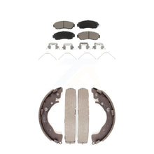 Charger l'image dans la galerie, Front Rear Ceramic Brake Pads And Drum Shoes Kit For Honda Civic