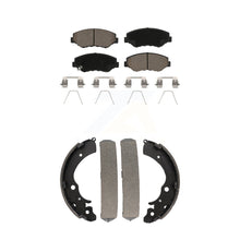 Charger l'image dans la galerie, Front Rear Ceramic Brake Pads And Drum Shoes Kit For Honda Accord Fit