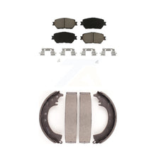 Charger l'image dans la galerie, Front Rear Ceramic Brake Pads And Drum Shoes Kit For Toyota Camry