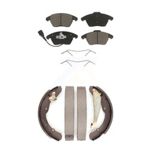Load image into Gallery viewer, Front Rear Ceramic Brake Pads And Drum Shoes Kit For Volkswagen Jetta Beetle
