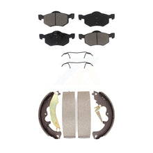 Charger l'image dans la galerie, Front Rear Ceramic Brake Pads And Drum Shoes Kit For Ford Escape Mercury Mariner