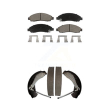 Charger l'image dans la galerie, Front Rear Ceramic Brake Pads &amp; Drum Shoes Kit For Chevrolet Colorado GMC Canyon