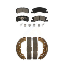 Load image into Gallery viewer, Front Rear Ceramic Brake Pads And Drum Shoes Kit For 2014-2015 Mitsubishi Mirage