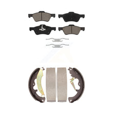 Charger l'image dans la galerie, Front Rear Ceramic Brake Pads And Drum Shoes Kit For Ford Escape Mercury Mariner