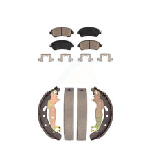 Charger l'image dans la galerie, Front Rear Ceramic Brake Pads And Drum Shoes Kit For Toyota Yaris iA Scion