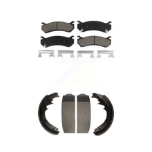 Charger l'image dans la galerie, Front Rear Ceramic Brake Pads Drum Shoe Kit For GMC Yukon With 11" Diameter