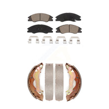 Charger l'image dans la galerie, Front Rear Ceramic Brake Pads And Drum Shoes Kit For 2007-2009 Kia Spectra