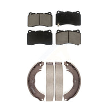 Charger l'image dans la galerie, Front Rear Ceramic Brake Pads And Drum Shoes Kit For Mitsubishi Lancer