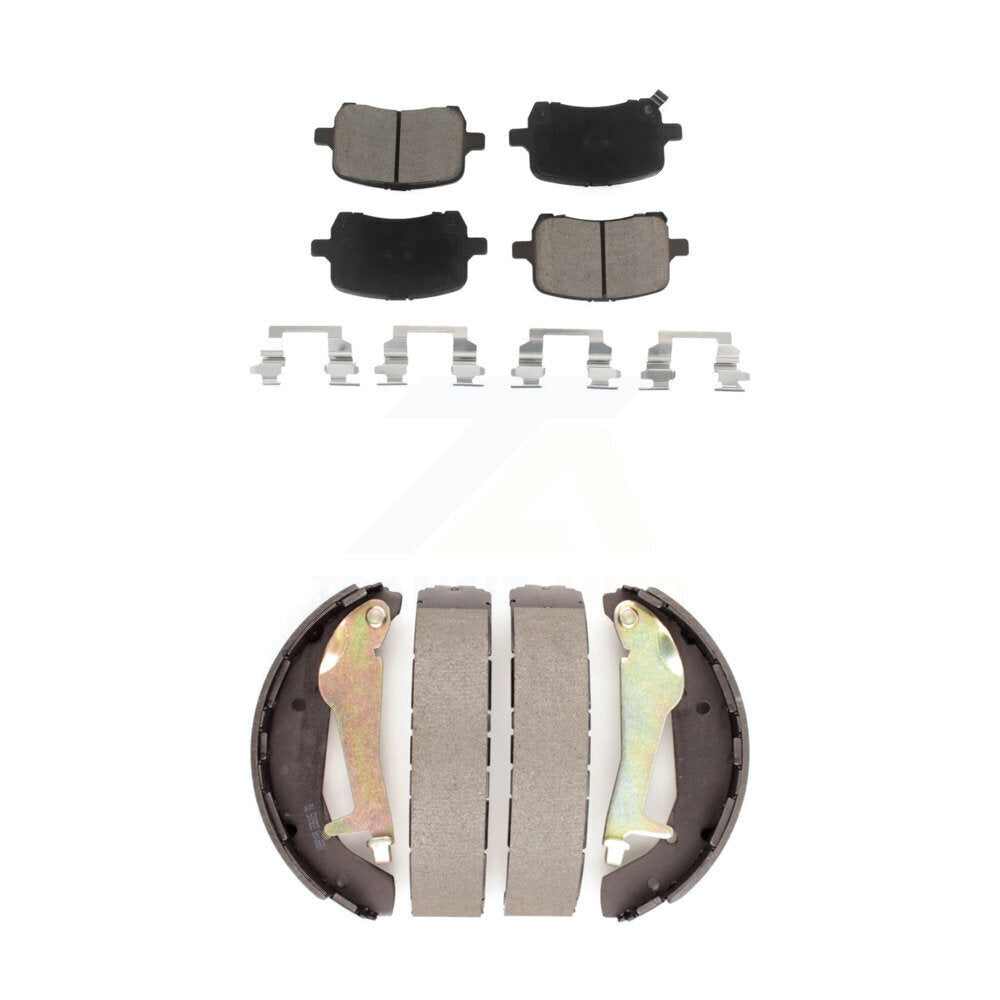 Front Rear Ceramic Brake Pads And Drum Shoes Kit For Chevrolet HHR