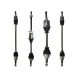 Front Rear CV Axle Drive Shaft Kit For 2012-2015 Ford Explorer AWD with 2.0L Turbocharged KCV-100401