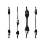 Front Rear CV Axle Drive Shaft Assembly Kit For Ford Explorer Police Interceptor Utility KCV-100402