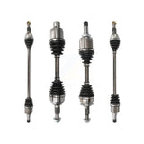 Front Rear CV Axle Shaft Kit For 2017 GMC Terrain AWD with 3.6L Automatic transmission KCV-100405