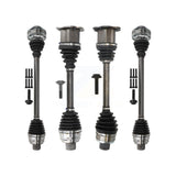Front Rear CV Axle Shaft Kit For 2013-2016 Audi Q5 w o Torque Vectoring Differential KCV-100418