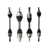Front Rear CV Axle Drive Shaft Kit For 2018-2021 Lincoln Navigator 4WD W 9.75