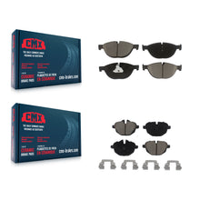 Charger l'image dans la galerie, Front Rear Ceramic Brake Pads Kit For BMW 528i xDrive With Performance Brakes