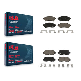 Front Rear Ceramic Brake Pads Kit For Pontiac Grand Prix Buick LaCrosse Allure