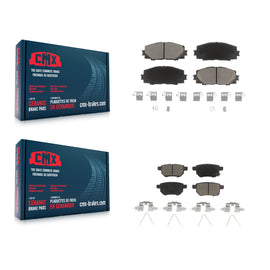 Front Rear Ceramic Brake Pads Kit For Toyota Prius Corolla Lexus CT200h Prime