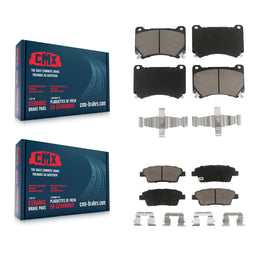 Front Rear Ceramic Brake Pads Kit For Hyundai Genesis
