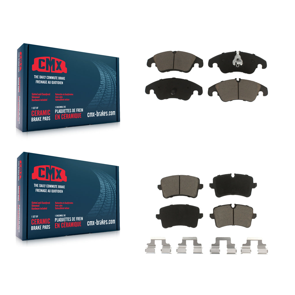 Front Rear Ceramic Brake Pads Kit For Audi A6 Quattro A7