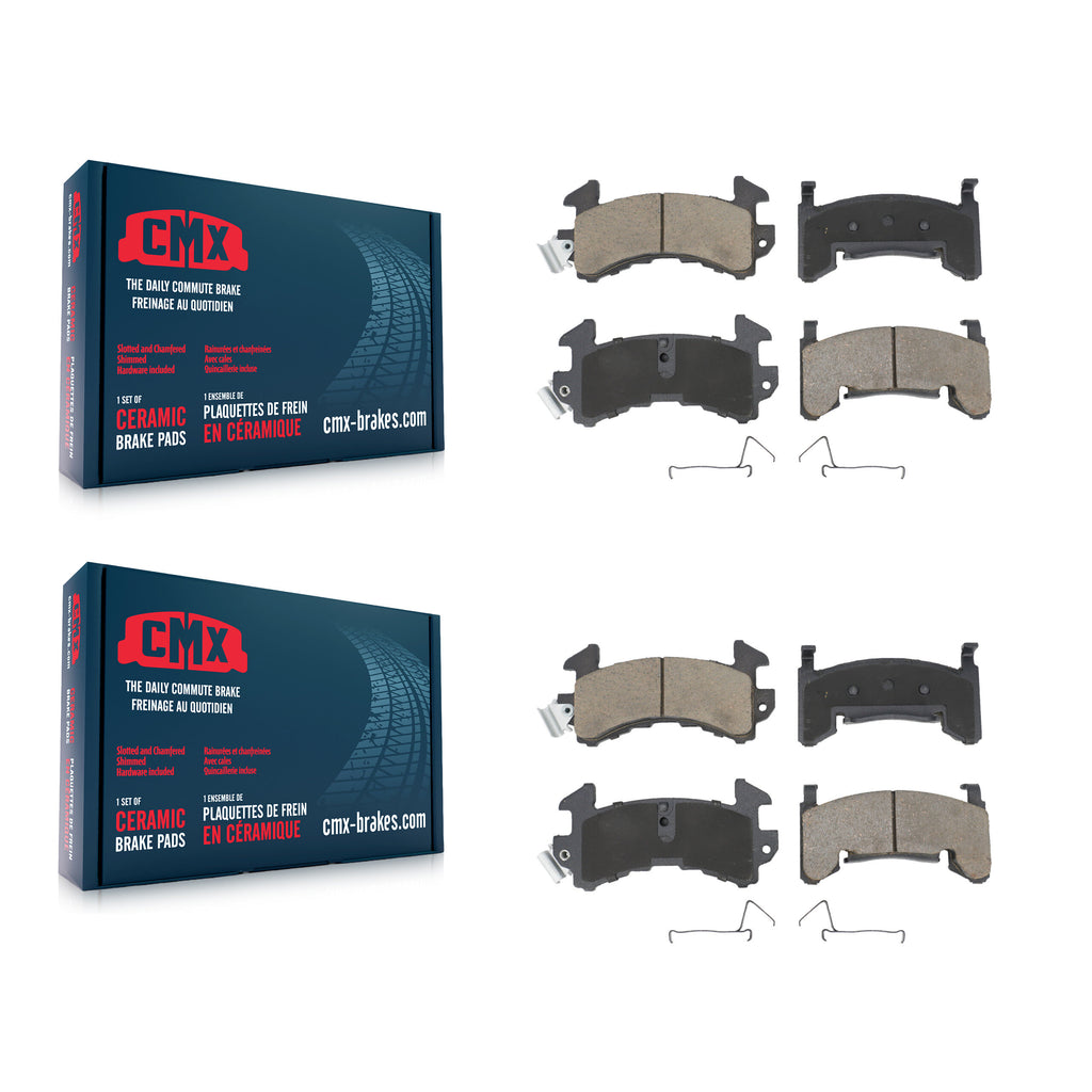 Front Rear Ceramic Brake Pads Kit For Chevrolet Camaro Pontiac Firebird Cadillac