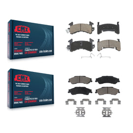 Front Rear Ceramic Brake Pad Kit For Chevrolet S10 GMC Sonoma Blazer Jimmy Isuzu