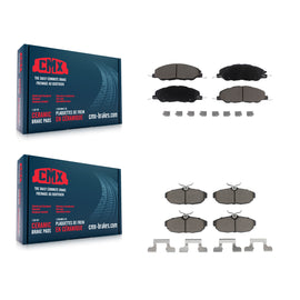 Front Rear Ceramic Brake Pads Kit For Ford Mustang Avanti
