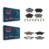 Front Rear Ceramic Brake Pads Kit For Mini Cooper With 294mm Diameter Rotor
