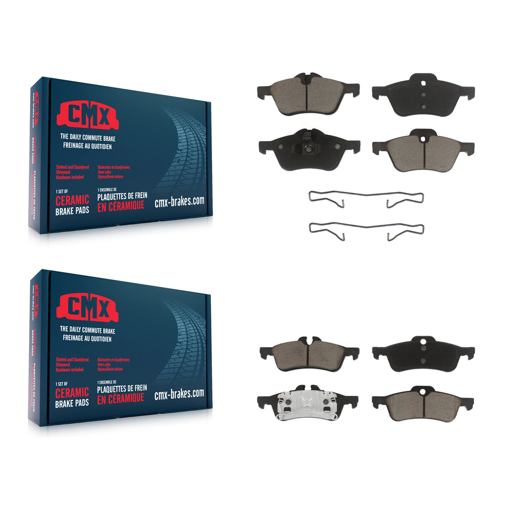 Front Rear Ceramic Brake Pads Kit For Mini Cooper With 276mm Diameter Rotor