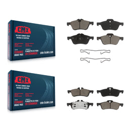 Front Rear Ceramic Brake Pads Kit For Mini Cooper With 276mm Diameter Rotor