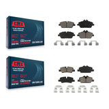 Front Rear Ceramic Brake Pads Kit For Mini Cooper