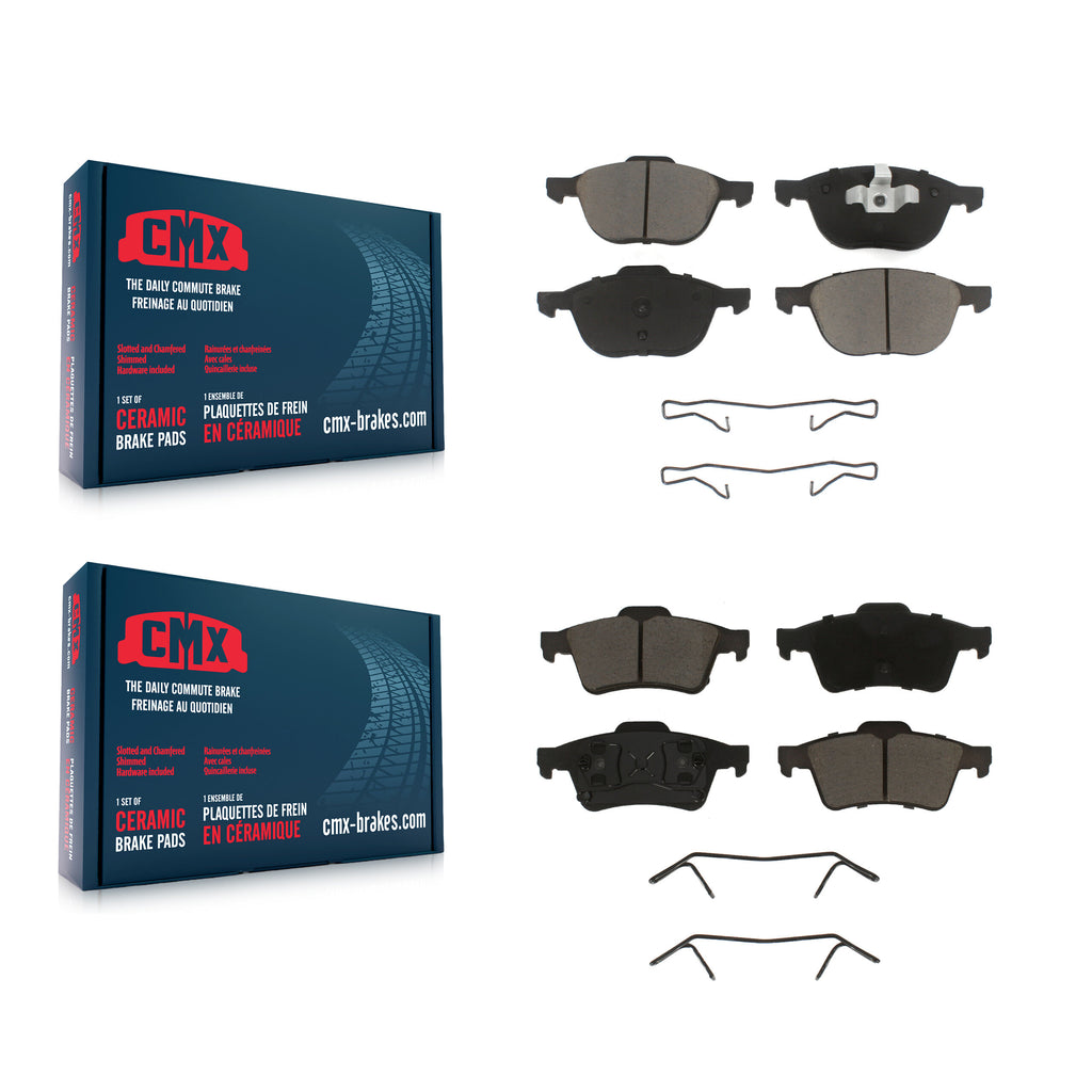 Front Rear Ceramic Brake Pads Kit For Mazda 3 5