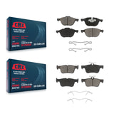 Front Rear Ceramic Brake Pads Kit For Ford Escape