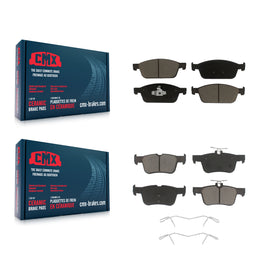 Front Rear Ceramic Brake Pads Kit For Ford Escape Lincoln MKC