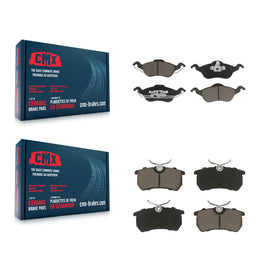 Front Rear Ceramic Brake Pads Kit For Ford Focus