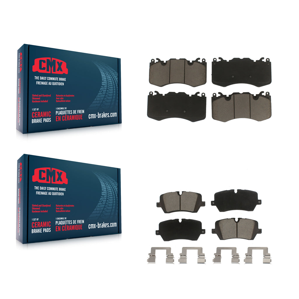 Front Rear Ceramic Brake Pads Kit For Land Rover Range Sport
