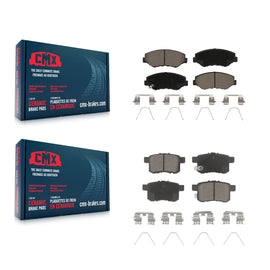 Front Rear Ceramic Brake Pads Kit For Honda Accord