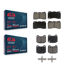 Charger l'image dans la galerie, Front Rear Ceramic Brake Pad Kit For Subaru Impreza Mitsubishi Lancer WRX STI 86